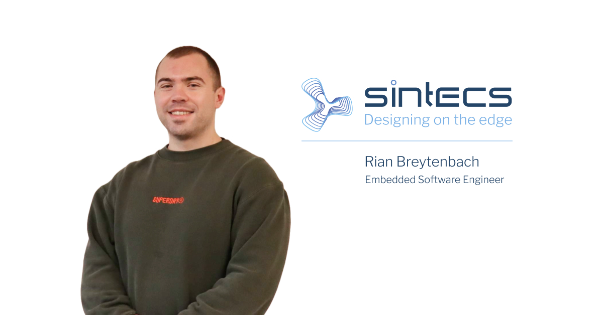 Sintecsbv's tweet photo. We’re happy to welcome Rian Breytenbach to our team as an Embedded Software Engineer.

Rian will help us strengthen our embedded development efforts and deliver reliable solutions for our customers.

Welcome aboard, Rian!

#Engineering #Embedded #NewTeamMember #Sintecs https://t.co/FPgElGCuoh
