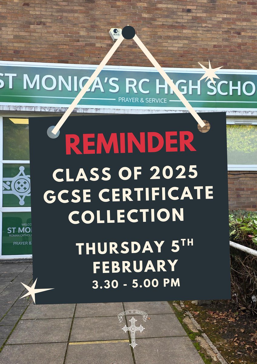 St Monica's RC High School tweet media