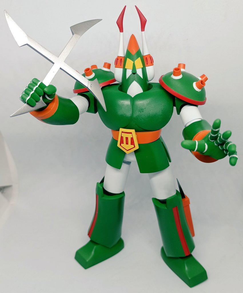 Mar49533765's tweet photo. #ワンフェス2026冬 で販売のブルシーザーの武装紹介その１！
○ブルジックル：劇中に登場した３パターン（ショート、連結形態、十字形態）を再現！
卓番号:3-20-04
ディーラー名:ももさる堂
武装はまだまだあります！その２に続く！
#ワンダーフェスティバル #マシーンブラスター https://t.co/lvLzTgOIkm