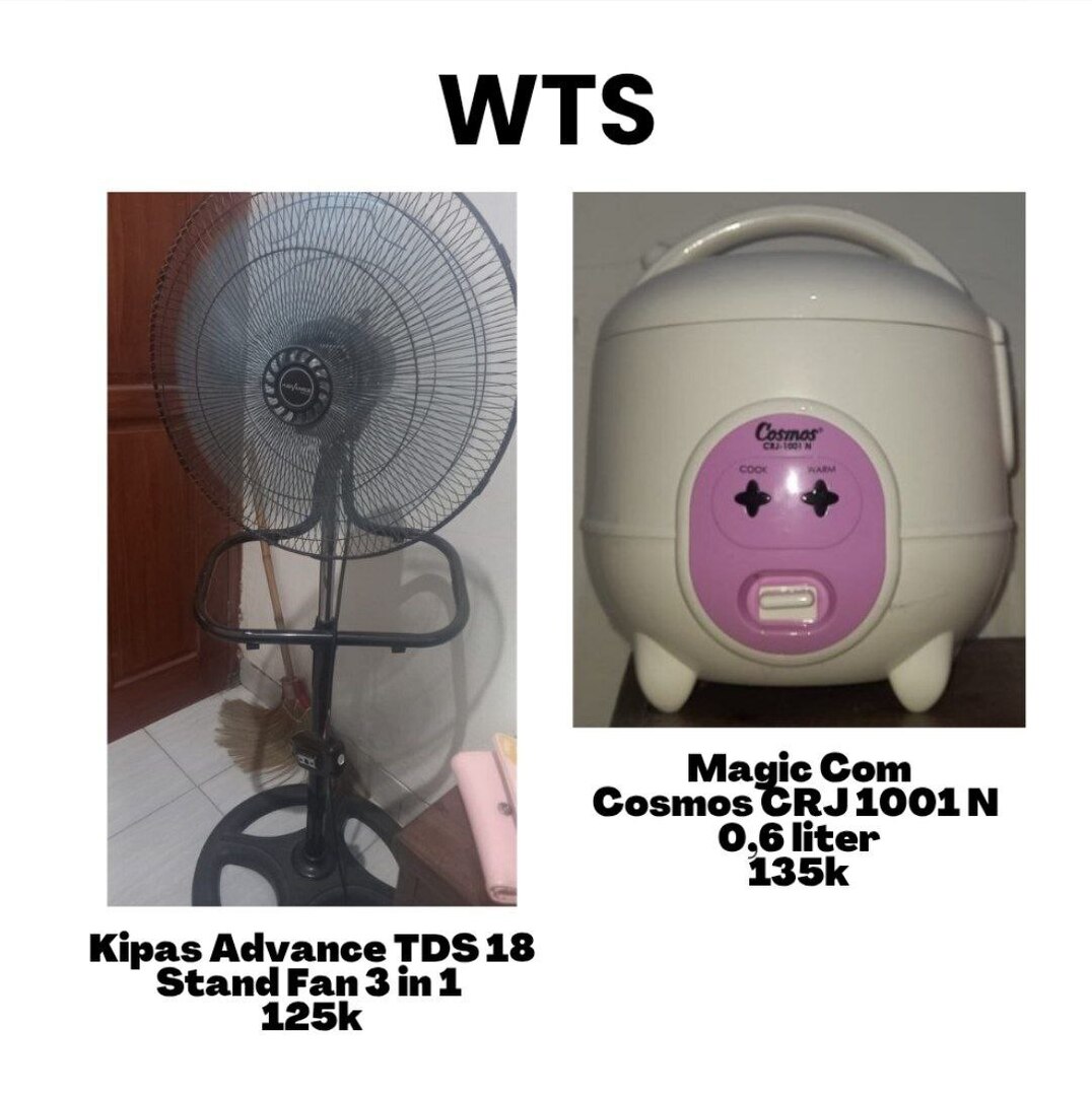 unsfesss's tweet photo. WTS kipas dan magic com, cepet aja boleh nego sejadinya, bisa ambil di kosan, minat rep aja

Sender: - https://t.co/E0soHGfDmU