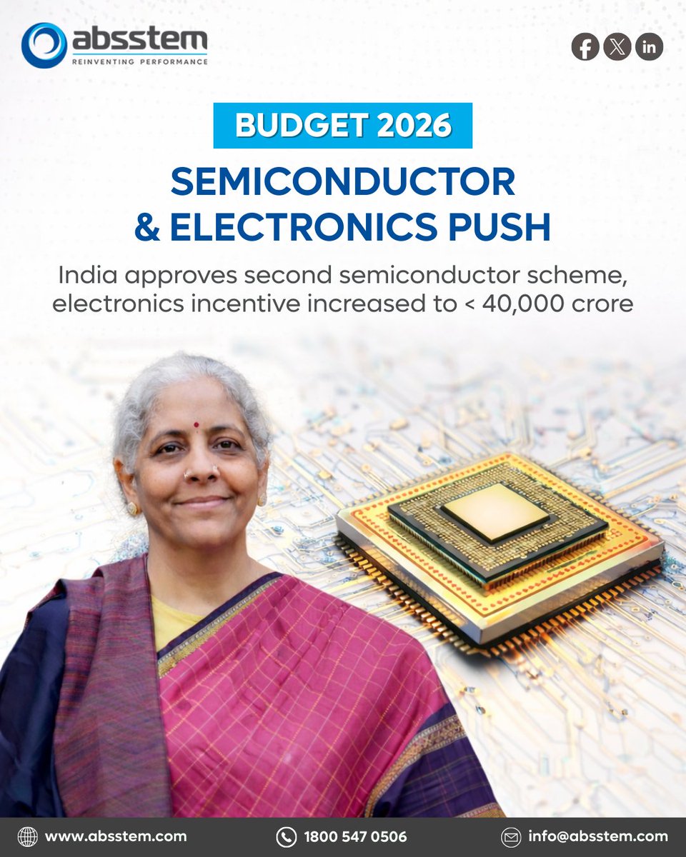 absstem's tweet photo. From Budget vision to on-ground execution.

Absstem delivers reliable, automated on-site oxygen &amp; nitrogen PSA plants—built for 24/7 performance.

#IndiaBudget #HealthcareInfrastructure #IndustrialIndia #PSAPlants #MakeInIndia #AtmanirbharBharat #Absstem https://t.co/F2UvMEBWPJ