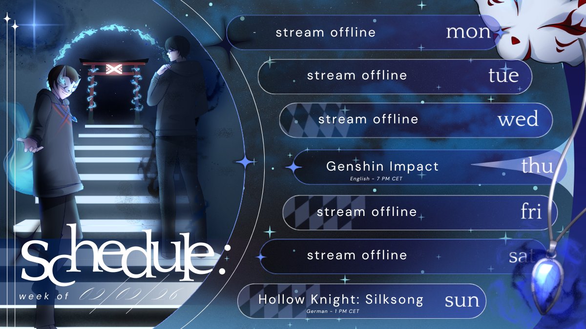 [Stream Schedule] - 02.02 - 08.02