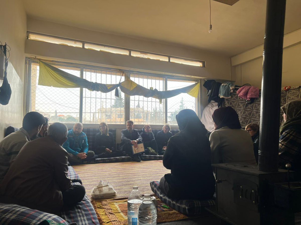 DKAmbLebanon's tweet photo. Powerful meetings w/ refugees who recently fled Syria, refugees excited to return &amp; refugees, for whom conditions aren’t ready. 🇩🇰 proud to support @UNHCRLebanon &amp; partners in addressing the varied needs of different groups of refugees in this period of transition https://t.co/MhGSP26145