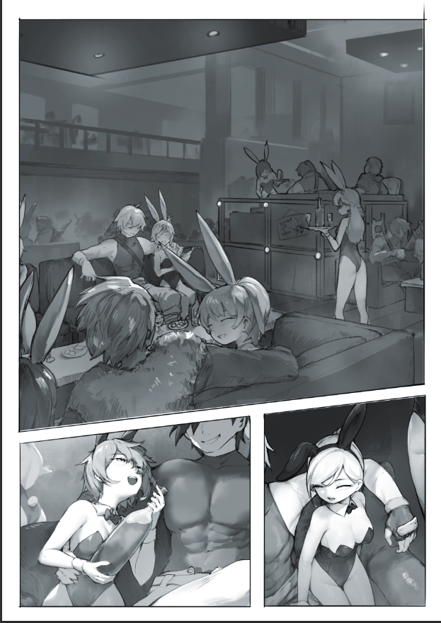 gosh, the artstyle difference is too far (;'д`)ゞ, i need to redo this first page later 