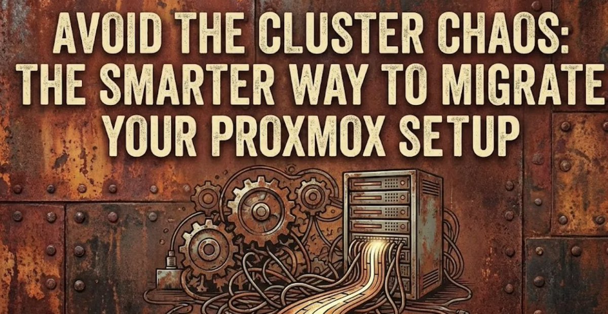 Proxmox migrations don’t have to turn into cluster chaos or late-night firefights. This post shows a smarter, safer way to move your Proxmox setup without breaking workloads or your sanity   medium.com/@PlanB./avoid-…
