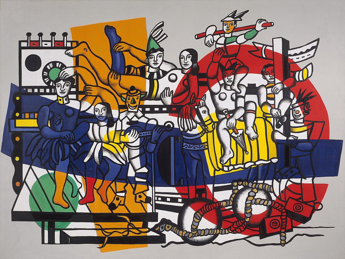 Fernand Léger 🇫🇷 (b. 4.2.1881) 'La Grande Parade (état définitif