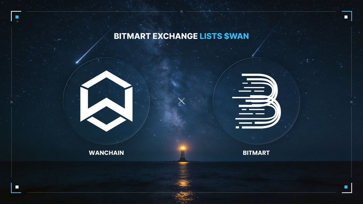 Ahoy ⚓ 

$WAN has just been listed on Bitmart!

💰Trading pair: WAN/USDT
💎Deposit: 2/3/2026 10:00 AM UTC
💎Trading: 2/5/2026 10:00 AM UTC

Details: bitmart.zendesk.com/hc/en-us/artic…
