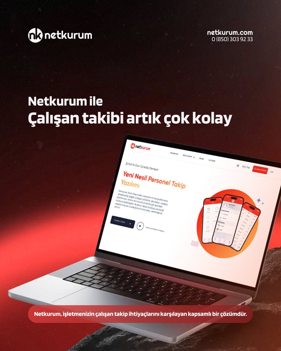 netkurum's tweet photo. Netkurum ile Çalışan takibi artık çok kolay

Netkurum, işletmenizin çalışan takip ihtiyaçlarını karşılayan kapsamlı bir çözümdür.

#Netkurum #PDKS #İK #İnsanKaynakları #DijitalDönüşüm #ÇalışanYönetimi https://t.co/qmUWHZFWA1