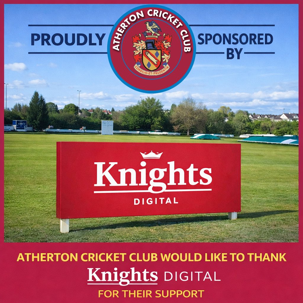 🏏 Sponsor Appreciation 🏏

Ahead of the 2026 season, we’re proud to thank Knights Digital for their continued support 👏
A forward-thinking digital agency helping businesses grow with standout design &amp; smart digital strategies. 

Check them out 👉 knightsdigital.org