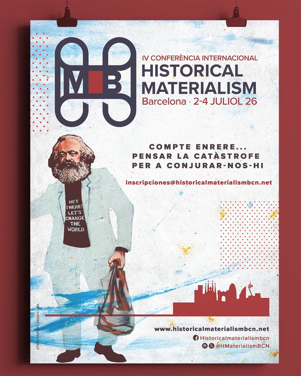 HMaterialismBCN's tweet photo. The call for papers closed on Saturday, January 31. 

We received over 600 submissions! 

✉️ In the coming days we’ll contact participants with the results. 

🌐Many thanks to everyone — this is our most international edition yet! https://t.co/dflBRnTvoS