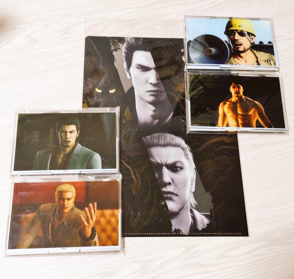 届いた！ 極2セリフアクスタ、クリアファイル 冴島大河-激闘