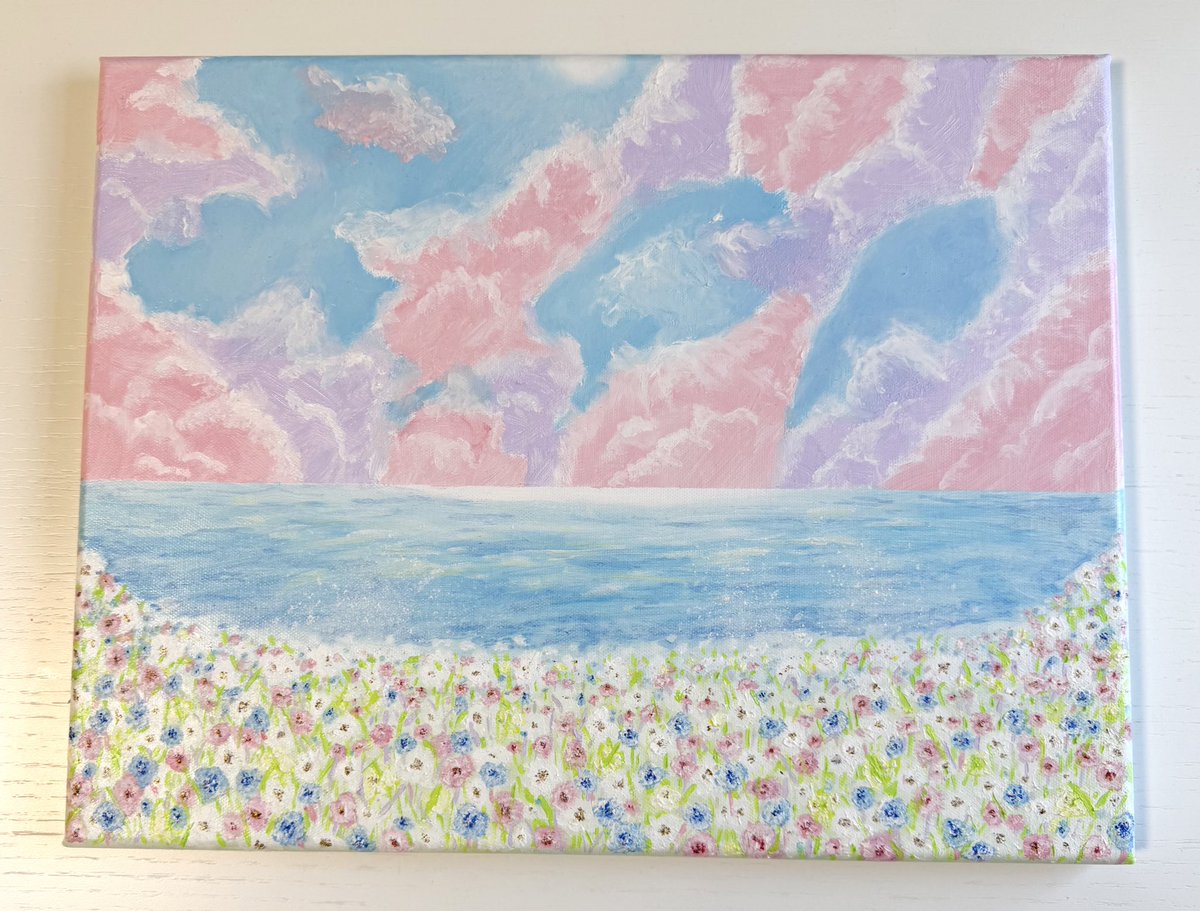 こんばんは油絵系プロレスラー平田です。
久しぶりに書いた絵がこちらになります🌞 #平田一喜 #油絵系レスラー