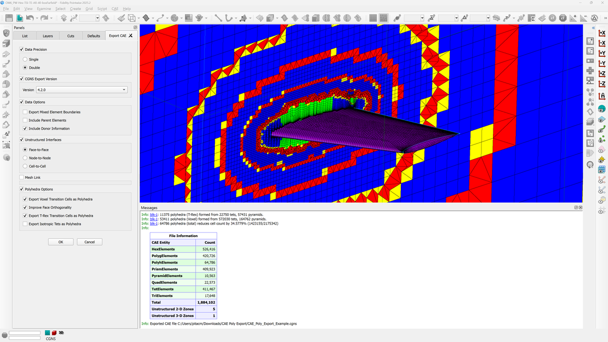 CadenceCFD's tweet photo. Too many cells slowing your CFD solve? 🚀
Learn how polyhedral export in Fidelity Pointwise reduces voxel & T-Rex transition cells—no remeshing required.
👉 https://t.co/D3maysPejw
#FidelityPointwise #MeshOptimization #Polyhedral https://t.co/FdeYNAcm4R
