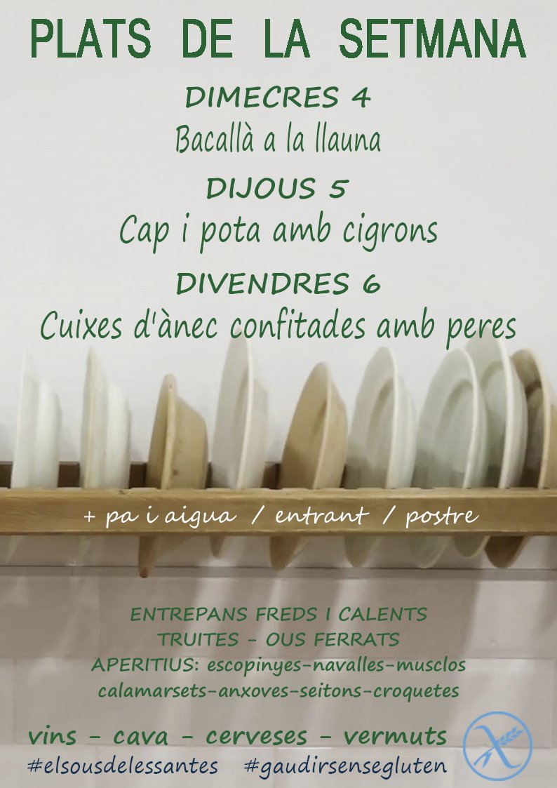 Bona setmana 🥂🥂