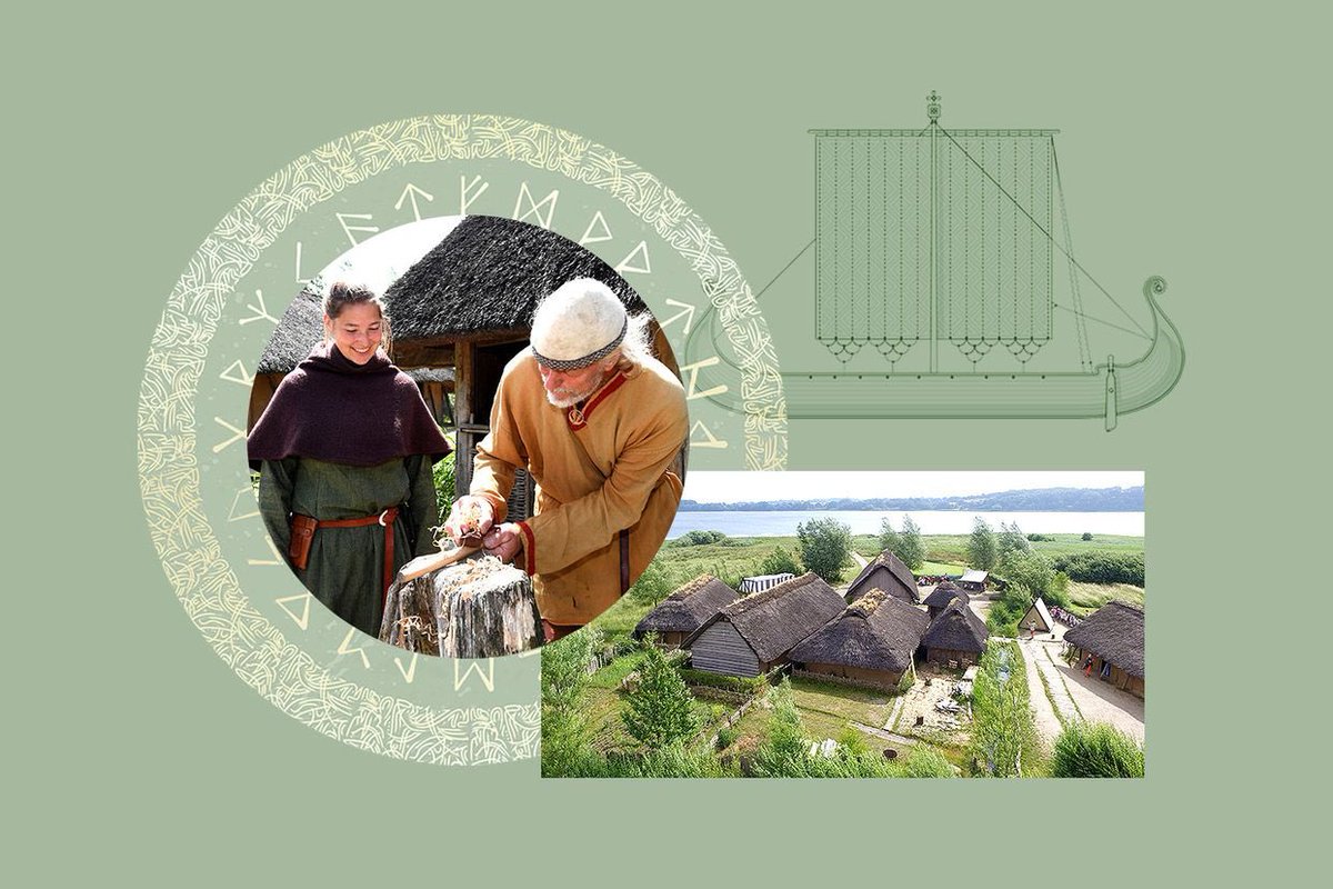 CBishop_author's tweet photo. Interesting article about the mystery of Haithabu, the Viking port that vanished for 900 years. #Vikings #History ⁦@HistoriaHWA⁩  https://t.co/ZZzmARApgW https://t.co/TL301R7wzC