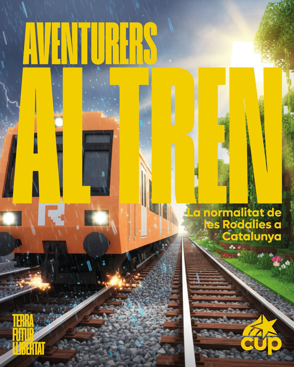 🚇 Han suspès el servei? Un nou atac informàtic? Tems que la pluja faci que no puguis arribar a la feina? No t'han avisat que no s'ha restablert el servei?

🕹️ Aventurers al tren, la realitat ferroviària feta videojoc

Entrena la teva paciència aquí 👉 rodalies.netlify.app