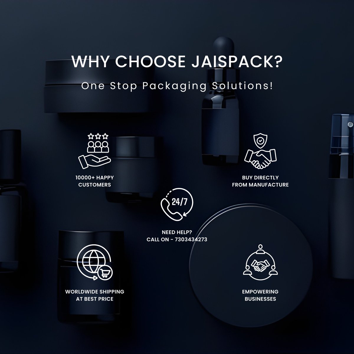 jaispack's tweet photo. #jaispack - One stop packaging solutions!

#cosmetics #food #beverage #pharma #packaging #ayurveda #herbal #indian #worldwide #cosmeticspackaging #snacks #solution #pharmaceuticals https://t.co/yhjXOSTqDf