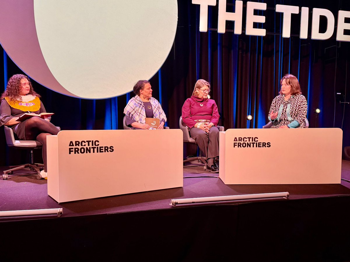 Merci à toutes et à tous d’avoir participé à Voix émergentes à #ArcticFrontiers2026 avec #GGSimon, gouverneure générale du Canada. De puissantes perspectives sur le leadership et les savoirs des femmes autochtones qui façonnent l’Arctique. Merci aux intervenants !

<a href="/AmyBakerCAN/">Amy Baker</a>