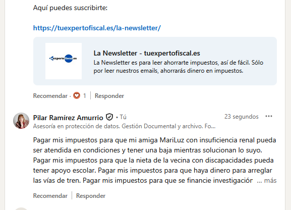 Creo que me van a #bloquear en #LinkedIn.