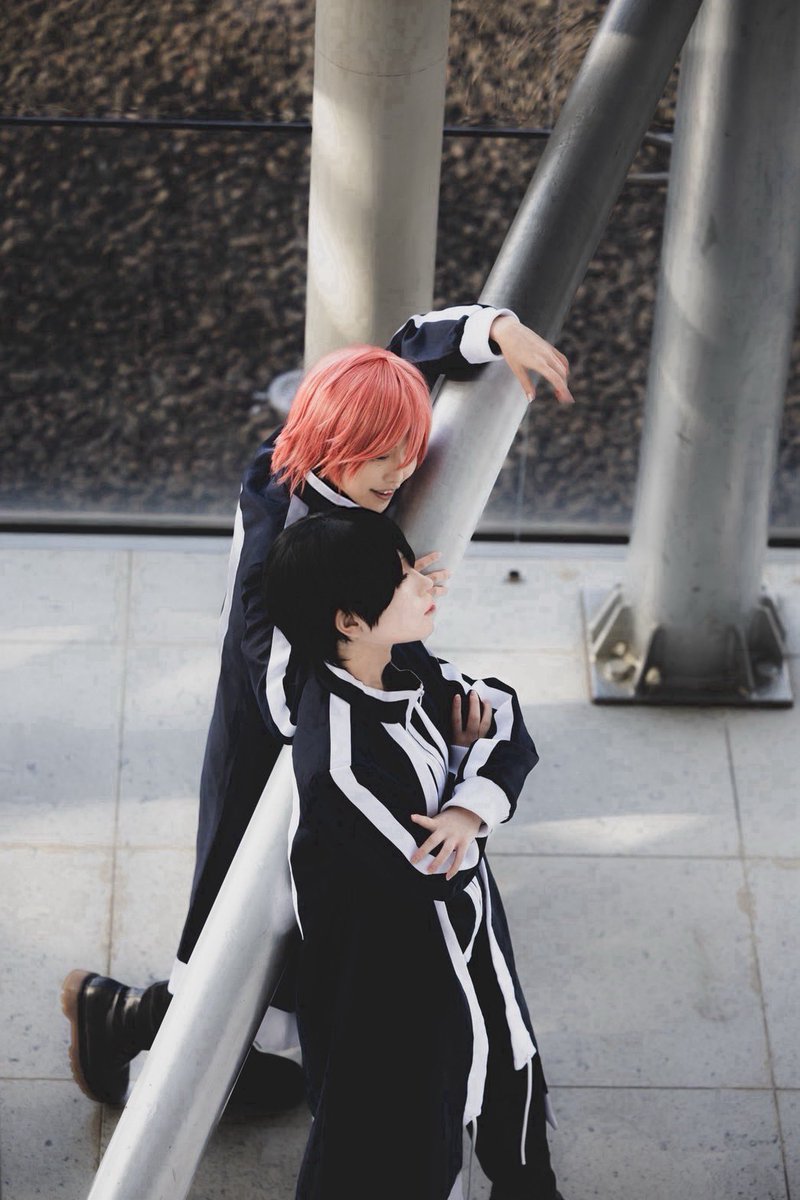 Cosplay ｺｽﾌﾟﾚ
🍑 桃源暗鬼 👹 ※特別編(羅刹学園時代)

           2人の " 鬼 " の " 定位置 "

花魁坂京夜 💉 R (<a href="/R7234692195608/">R🐣　6/14池a!</a> )
無陀野無人 ☂️ ㍉

photo ▶︎ <a href="/7toshi8/">Ten💫tr⚔pg</a> 

#コスプレス #ホワイトキューブ