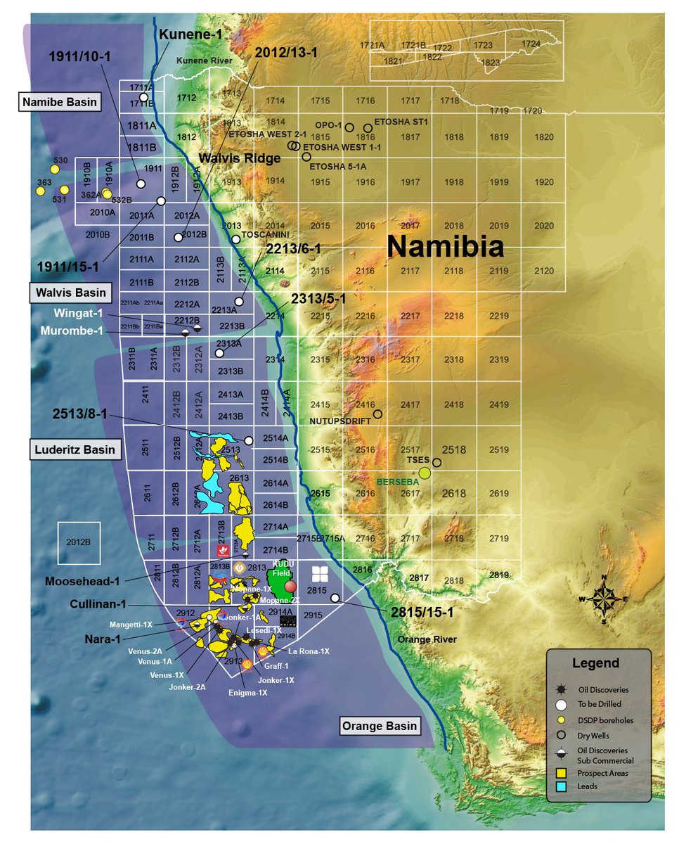 xAmplification's tweet photo. Namibia Orange Basin: 20B+ barrels (Shell Graff/La Rona/Jonker ~5B, Total Venus ~5.1B, Galp Mopane ~10B).
https://t.co/ONHBnybRLI
#NamibiaOil #OilReserves #OrangeBasin #EnergyMarkets #OilAndGas #TSXV #STMP #Shell #TotalEnergies #Galp #OOTT #OilInvesting #AfricaOil #OilBoom https://t.co/sDSEIAdge7