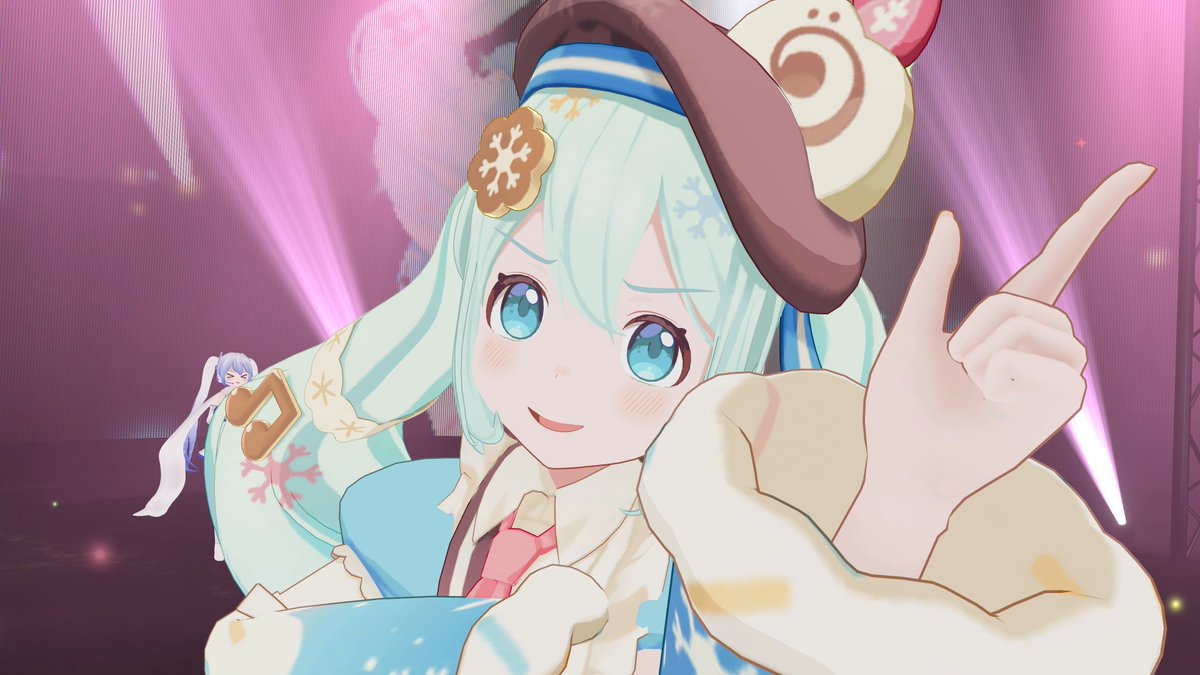 今日のパティスリーちゃん♪(*°∀°)=3 🍰❄🎂☃🍰❄🎂☃🍰❄ #初音ミク