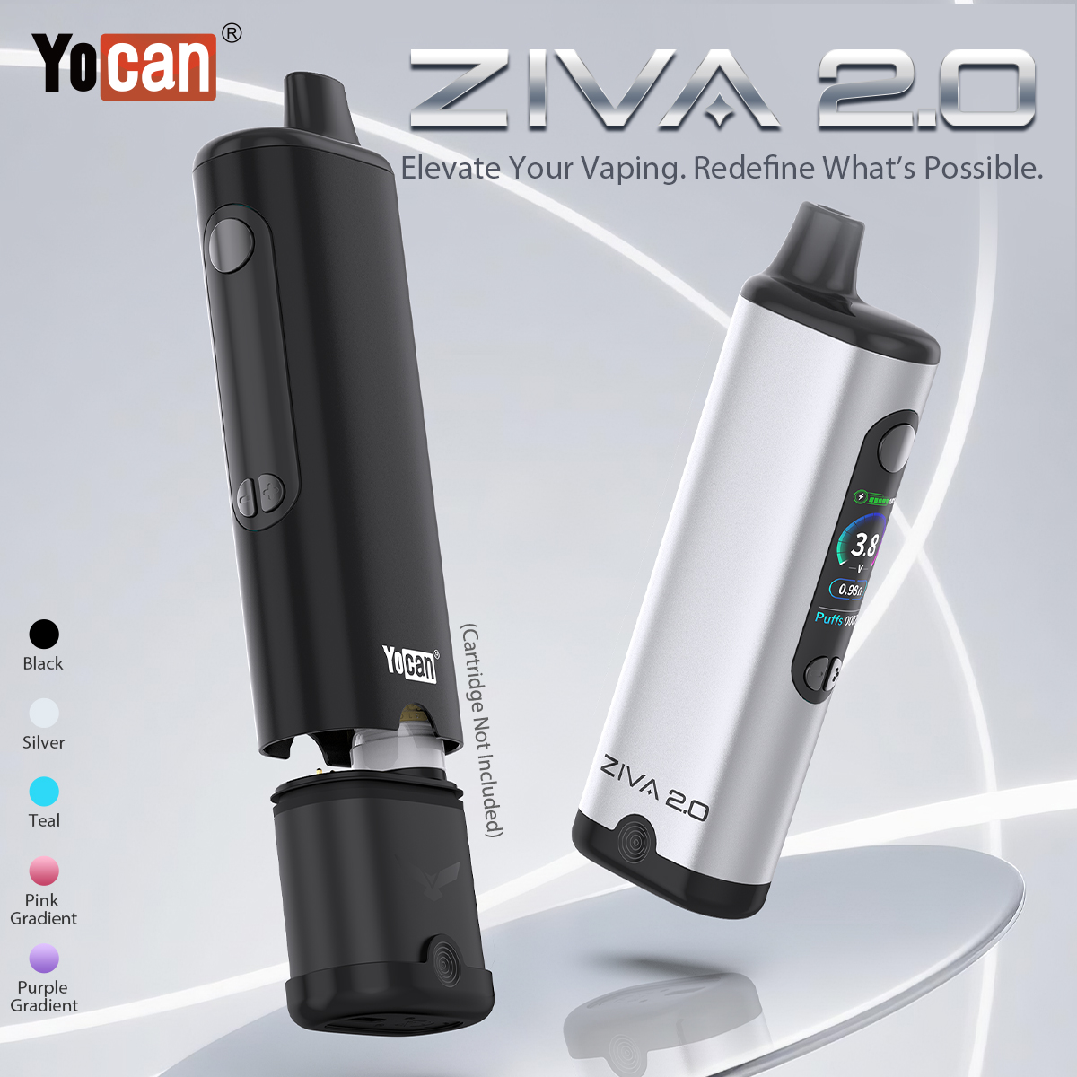 YocanTechnology's tweet image. 𝐘𝐨𝐜𝐚𝐧 𝐙𝐢𝐯𝐚 𝟐.𝟎
• 650mah Battery
• 1.8V-4.2V
• 1.8V 10 sec Preheat
• Fit 2G Carts
• Auto Mode &amp;amp; On-demand Mode &amp;amp; Draw-Activated Mode
• TFT Display
• Top Visible Grinding

Get more on
yocan.com/featured_item/…

#yocan #vaporizer #vape #yocanziva2 #ziva #battery