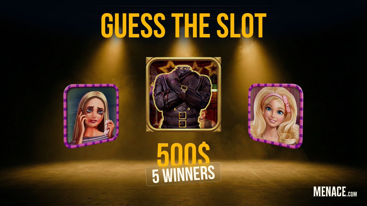 GUESS THE SLOT GAME
$500 up for grabs. 5 winners get $100 each.

How to enter: 
like + retweet 
drop your guess in the comments with your MENACE username

We'll randomly pick 5 winners from the correct answers in 24 hours. Think you know it? Prove it.