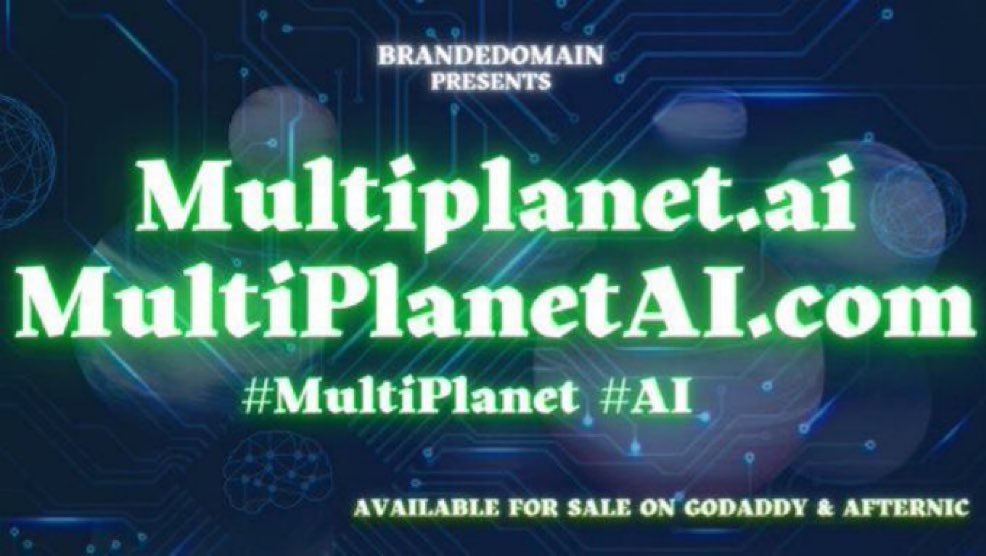 blahjizzle's tweet image. AI to the Planets! 🚀 🪐 #AI #MultiPlanet