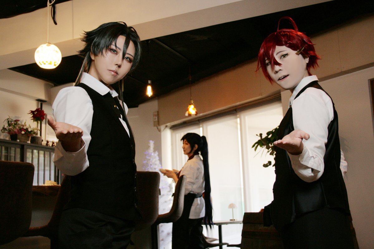 chorus999c's tweet photo. 【※cosplay コスプレ】
bnal / 文ア
コラボカフェ衣装☕️

" 𝑊𝑒𝑙𝑐𝑜𝑚𝑒!!! "

studio&amp;photo:
@BarStudio_momo https://t.co/70qb5Uhifn