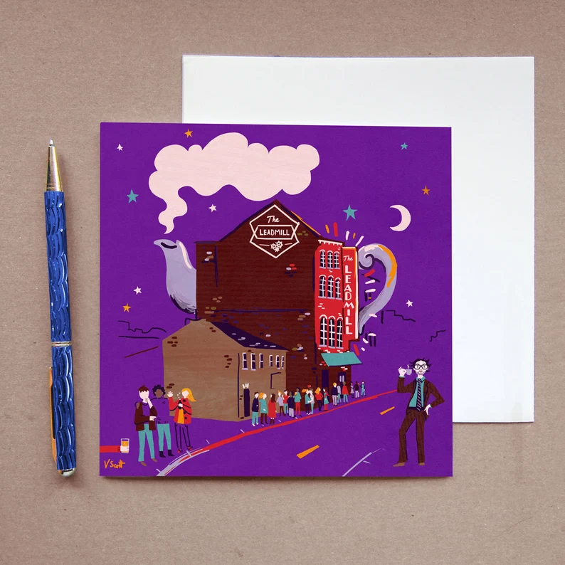 vickysworld's tweet photo. Here are some of my gifts for music lovers. In particular coasters and cards for the sadly no longer with us, Leadmill. 🥲 Featuring a certain Jarvis Cocker enjoying a brew.

https://t.co/KJHVZFWtZZ

#earlybiz #illustration #giftsformusiclovers #leadmill #sheffield https://t.co/HxstQpHzHj