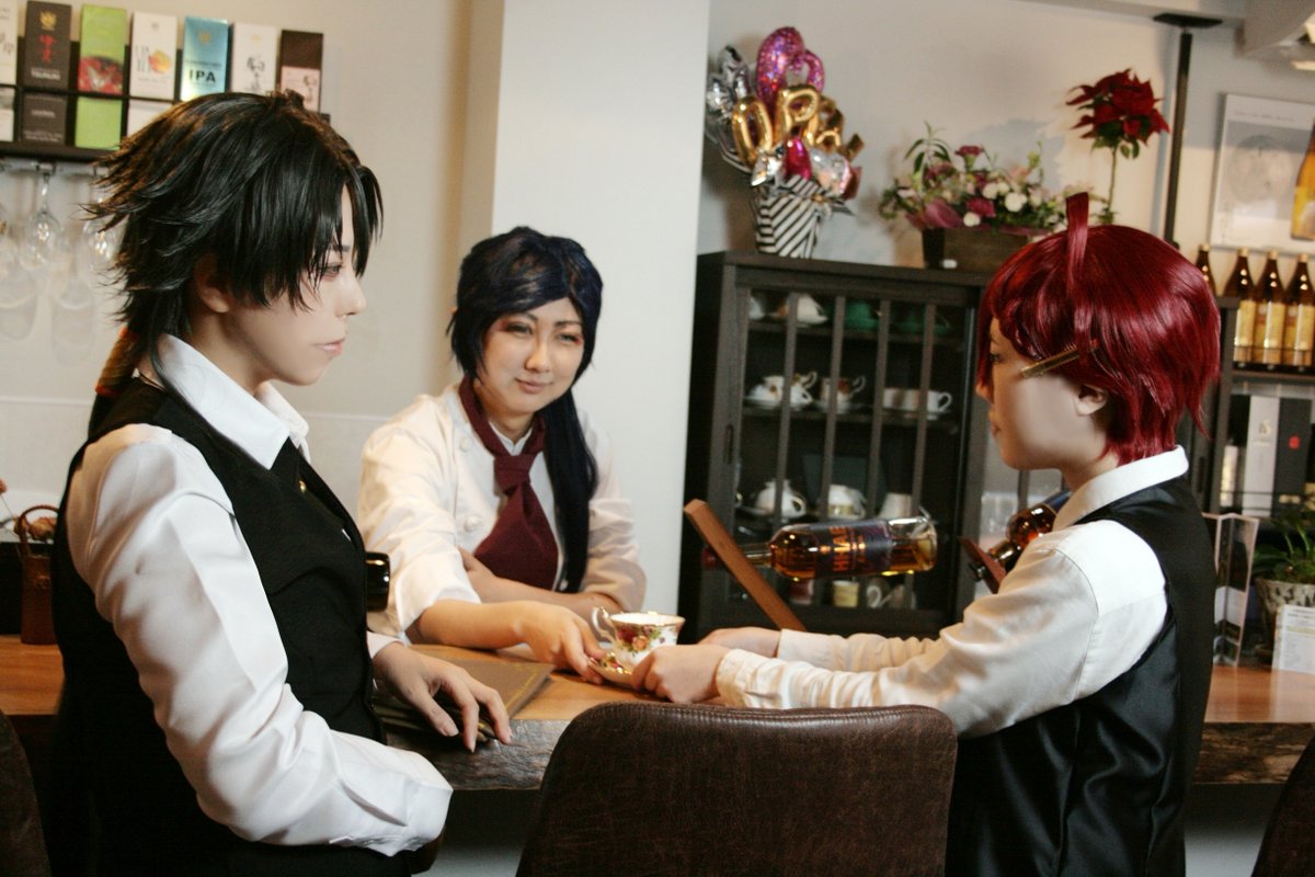 chorus999c's tweet photo. 【※cosplay コスプレ】
bnal / 文ア
コラボカフェ衣装☕️

" 𝑊𝑒𝑙𝑐𝑜𝑚𝑒!!! "

studio&amp;photo:
@BarStudio_momo https://t.co/70qb5Uhifn