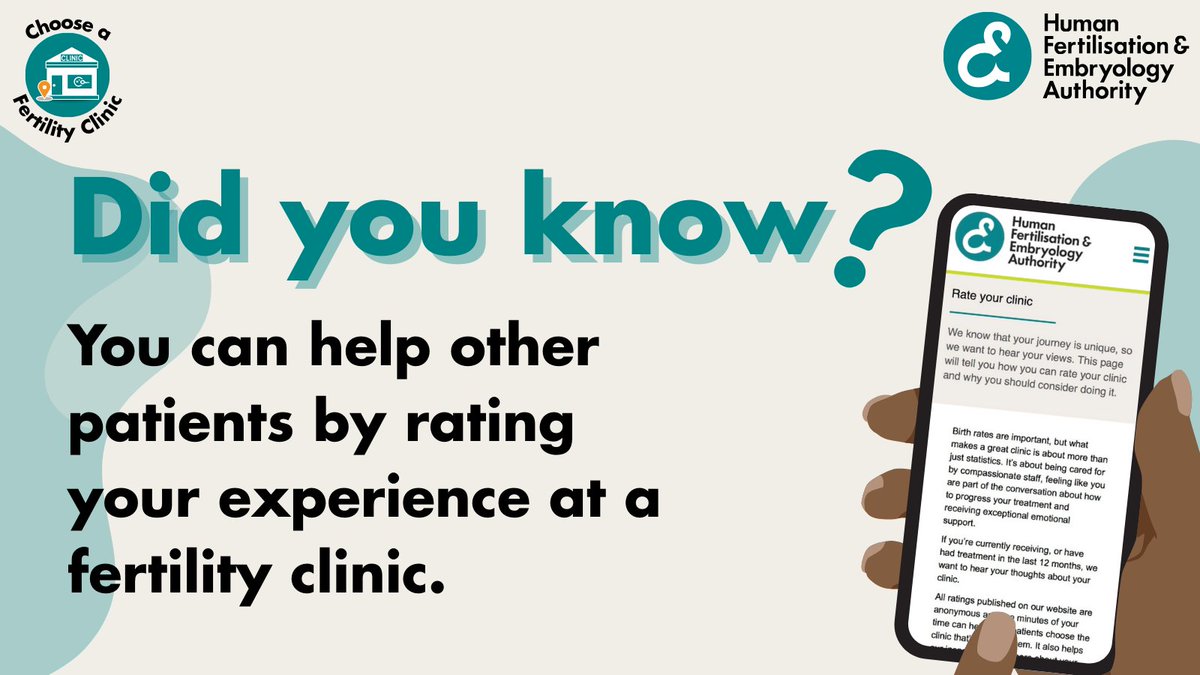 Human Fertilisation & Embryology Authority (HFEA) tweet media
