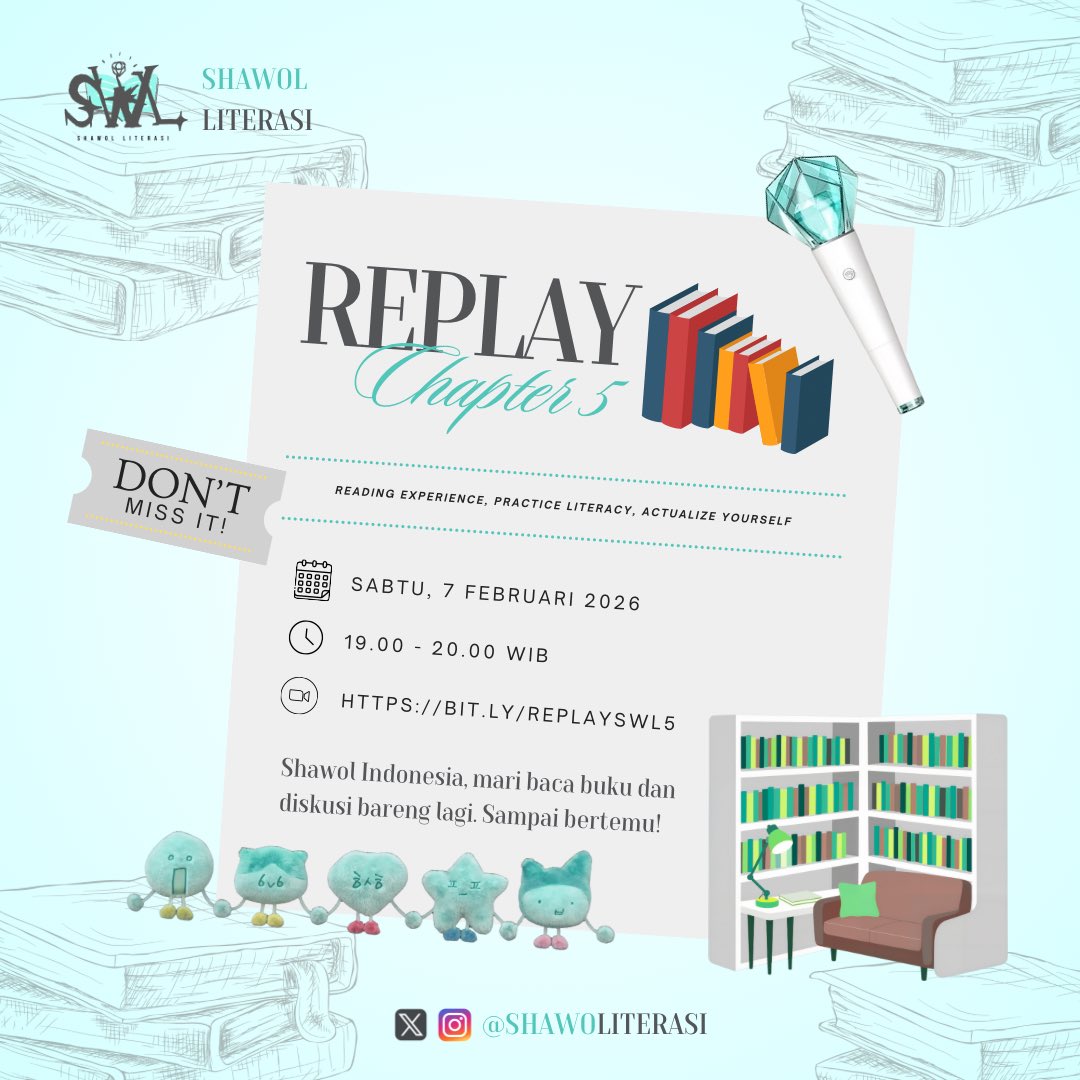 Shawol Literasi tweet media