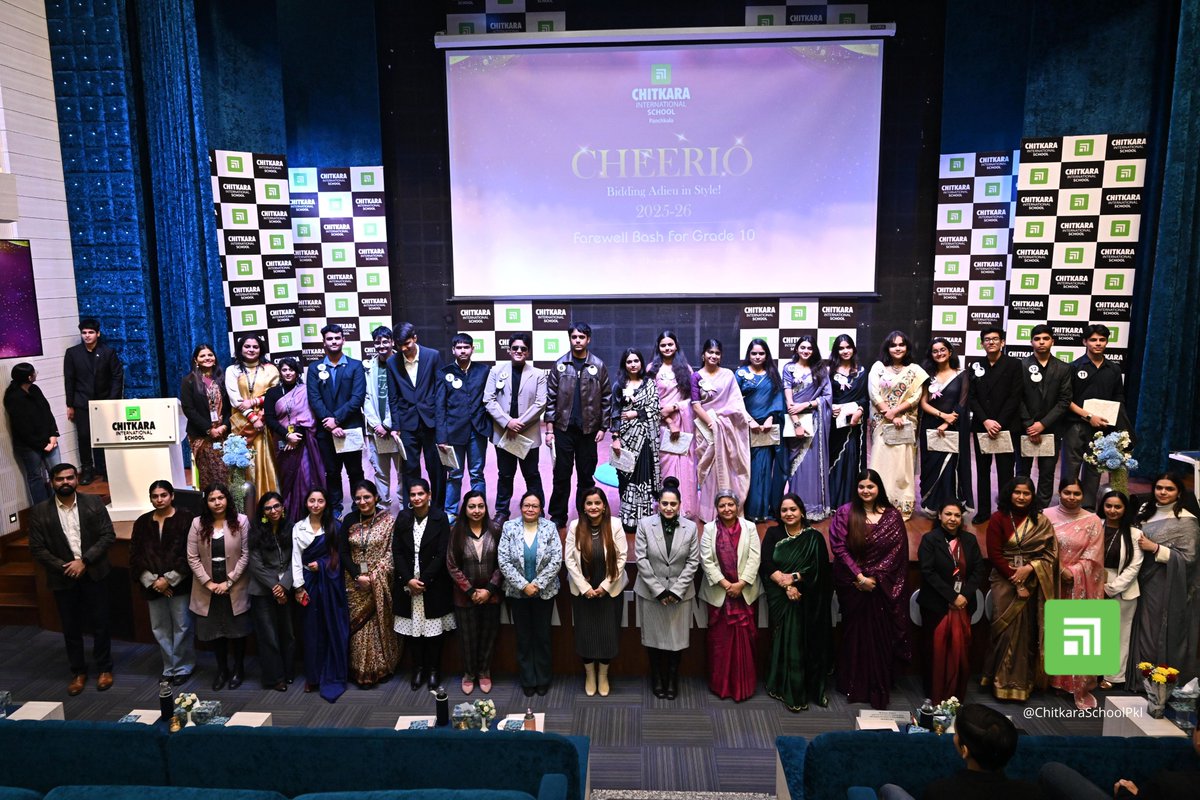 Tenth Graders at Chitkara International School bid a heartfelt farewell at “Cheerio – Bidding Adieu in Style”

-
#CIS #farewell #memories #passoutyear #schoolfarewell #event #memories #Chitkarians #Grade10 #students #School #celebrations #ChitkaraInternationalSchool #Cheerio
