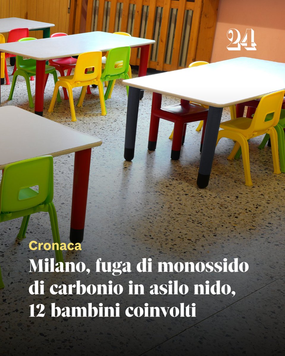 sole24ore's tweet image. ➡️ Leggi l'articolo: ilsole24ore.com/art/milano-fug…

#cronaca #monossido #asilo #IlSole24Ore