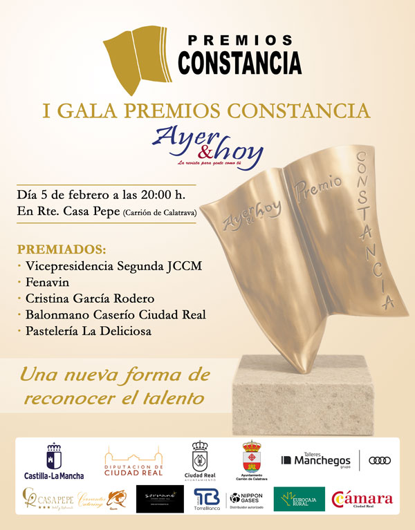 La Revista Ayer&amp;hoy celebra este jueves la primera edición de la Gala ‘Premios Constancia’
ciudadreal.ayeryhoyrevista.com/la-revista-aye…
#revistaayeryhoy #larevistaparagentecomotu
