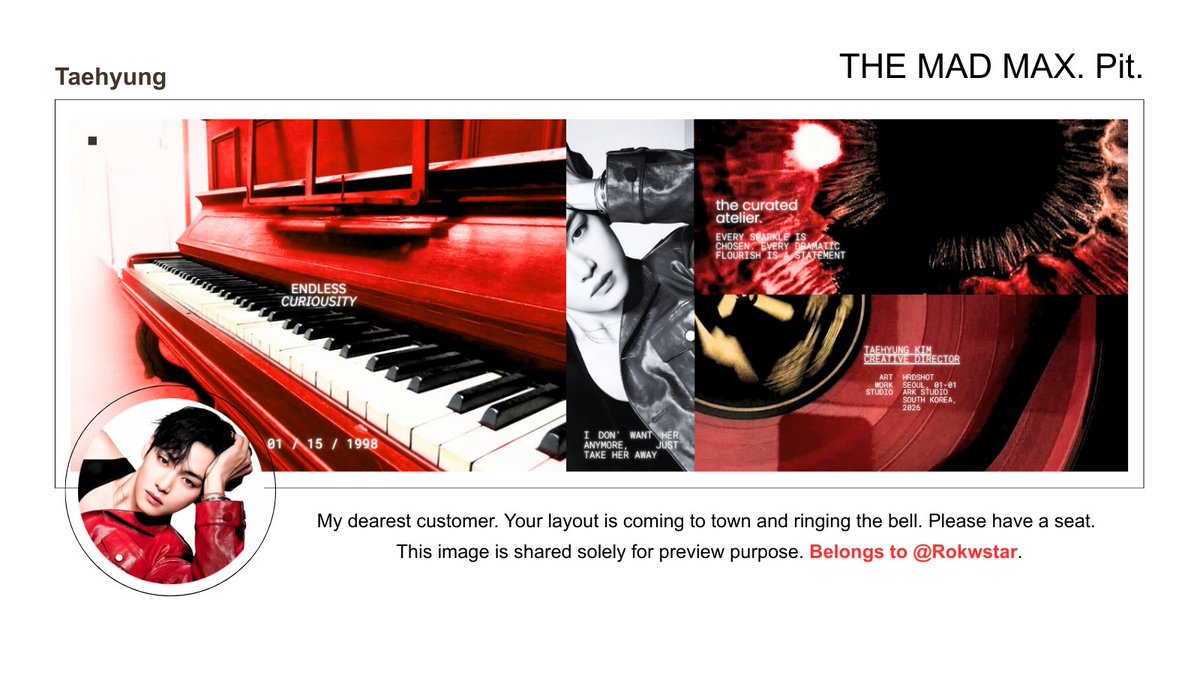 Rokwstar's tweet image. Help repost!

Selamat malam, saya membawa 8 layout RS : Wonyoung, Seonghyeon Cortis, Taehyung, Irana, Charles Leclerc &amp;amp; Alexandra St. Mleux. Silahkan ketuk DM/Tele saya untuk menjemput layoutnya.

Y. #zonauang #zonajajan #zonabu