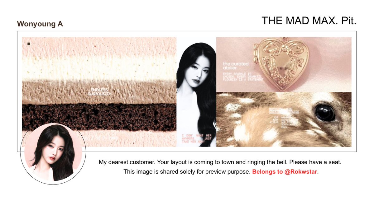 Rokwstar's tweet image. Help repost!

Selamat malam, saya membawa 8 layout RS : Wonyoung, Seonghyeon Cortis, Taehyung, Irana, Charles Leclerc &amp;amp; Alexandra St. Mleux. Silahkan ketuk DM/Tele saya untuk menjemput layoutnya.

Y. #zonauang #zonajajan #zonabu