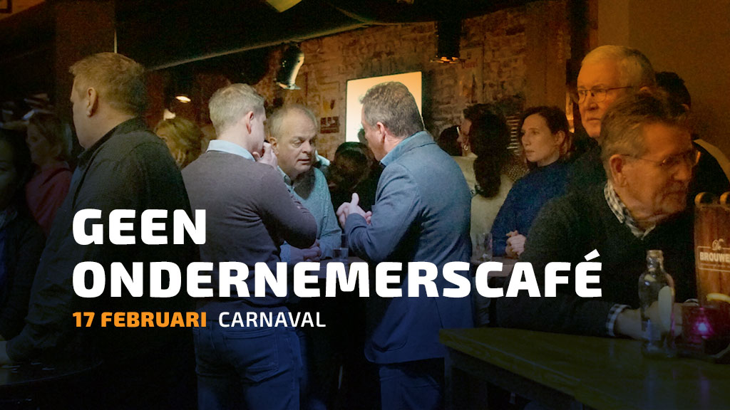In februari vindt er geen Ondernemerscafé plaats in verband met carnaval. We zien je graag weer bij de eerstvolgende editie op 17 maart. Informatie over de maart-editie volgt binnenkort.

Fijne carnaval en tot dan!