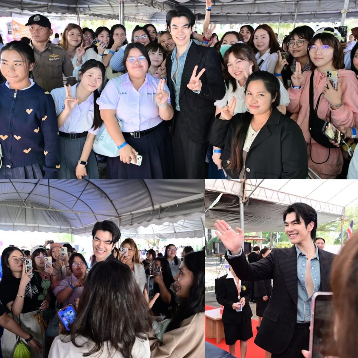 pang_kjnp's tweet image. พี่มายอย่างกะสส.แหนะ555555555555555555555555555555555 
พอในเฟรมมีน้องนักเรียน พวกด้านหลังเหมือนซุมป้ามาก55555555555555555