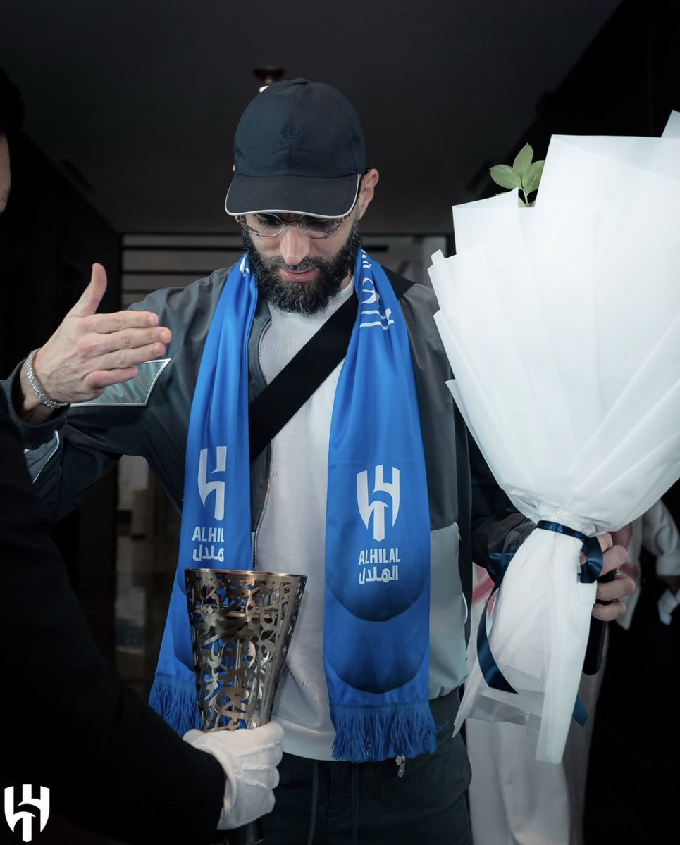 Karim Benzema unveiled as new Al-Hilal player.