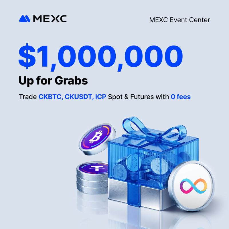 MEXC's tweet photo. Still scrolling?

$ICP Zero-Fees Gala, Flip Fest, MEXC Loans are already live.

👇Head to the MEXC Event Center now.