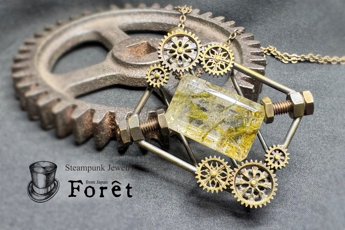 Steampunk_Foret's tweet photo. 【ワンダーフェスティバル2026冬】
出展日：2026年2月8日(日)
時　間：10:00～17:00
会　場：幕張メッセ
ブース：4-13-16

天然石ネジ留めアクセサリー

#ワンフェス #ワンフェス2026冬 https://t.co/NG2lqmXTt6