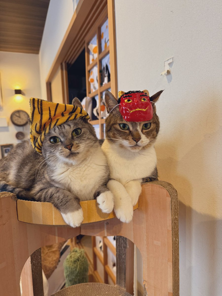 kokonananya's tweet photo. 「鬼はうち ずっとうち」 https://t.co/xkh88GdG1y