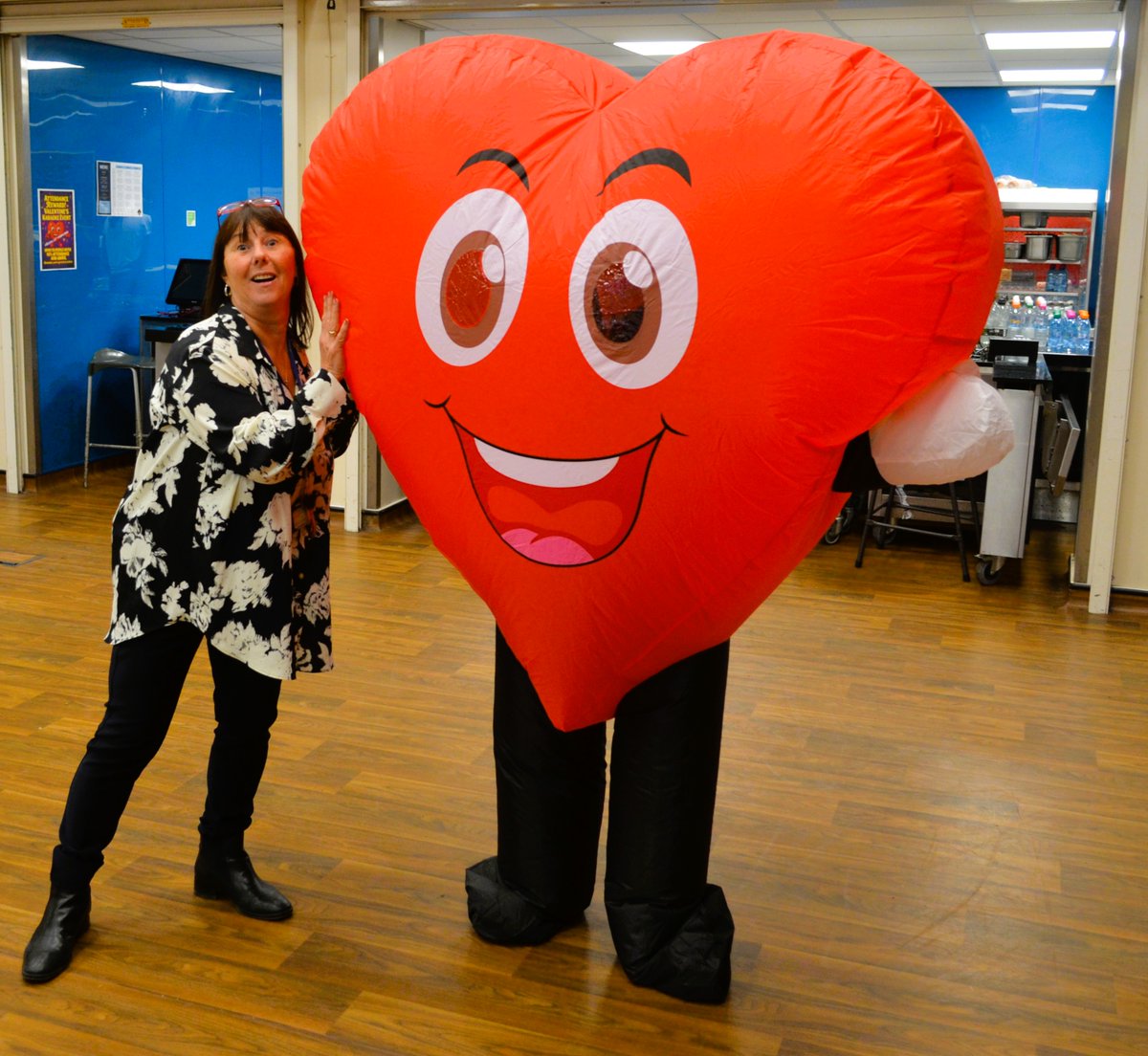 CastlefordAcad's tweet image. 💘🎤 We Had a Special Visitor Today! 💘
Our very own Happy Hearty popped into school to help us get ready for the Attendance Valentine’s Karaoke! ❤️😂
They met some of our amazing staff and spread big Valentine vibes everywhere they went!
The countdown is officially on! 🎶🔥