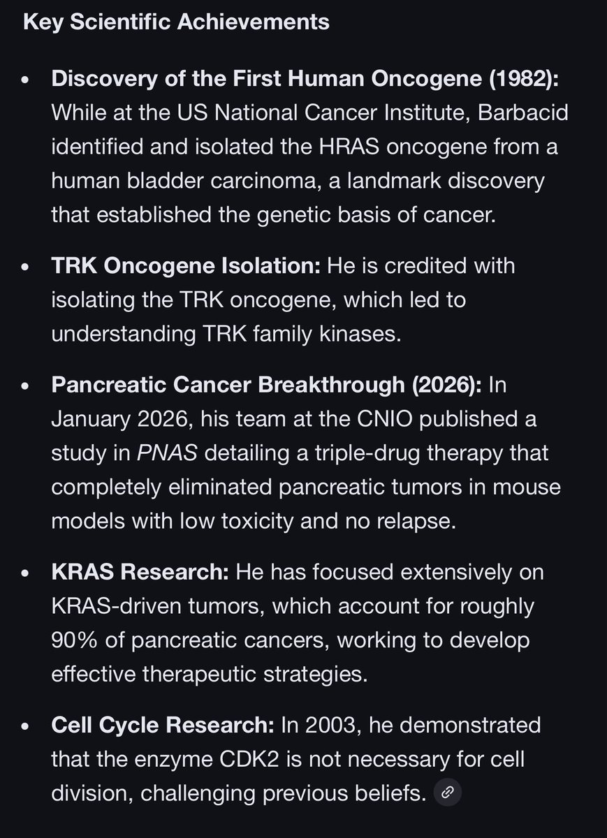IomayaAF's tweet image. For people thinking this is “a random man asking for money” 
As our government doesn’t seem interested on supporting pancreatic cancer cure, here is the link to keep his investigation criscancer.org/barbacid/index…
