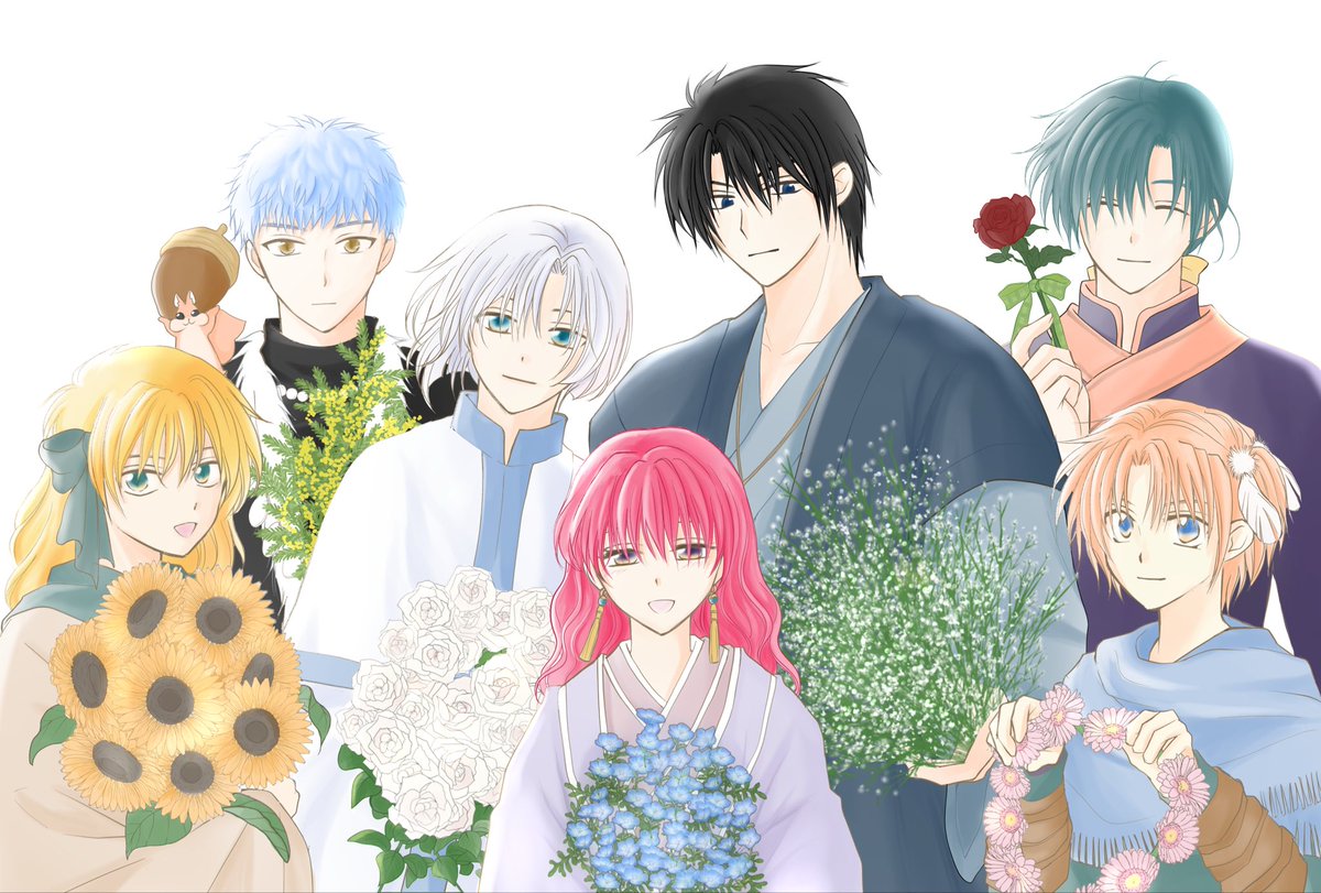 みずほ先生お誕生日おめでとうございます🥳🎂💕💕
本当は完結のタイミングで描きたかった集合絵がやっと描けました。
先生にありったけの愛と感謝を…🙏💕
#暁のヨナ