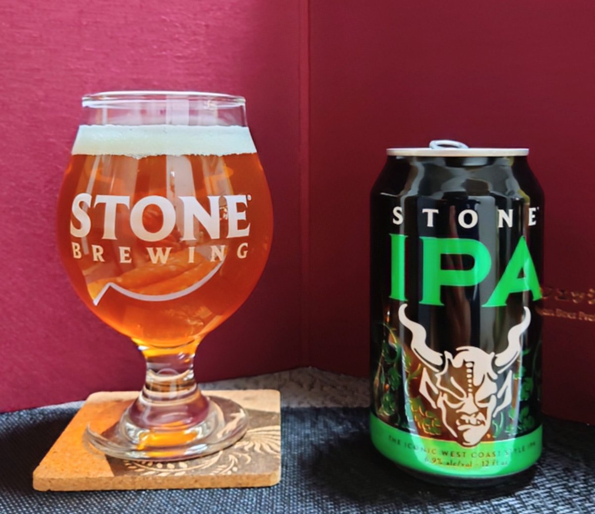 H_C26's tweet image. STONE BREWING STONE IPA。

文句なしの王道IPA🍺

#STONE #ビール #クラフトビール #X晩酌部