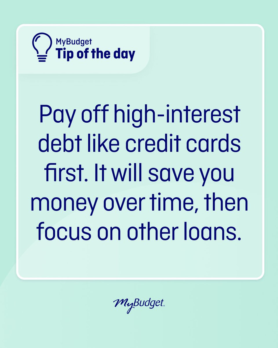 Interest could be sneakily holding you back! 💸 Our tip: pay off high-interest debts first to save money over time.

Use our loan calculator to see how much you could save or if consolidating is an option: bit.ly/3LoFWbu.

#DebtFree #MyBudget